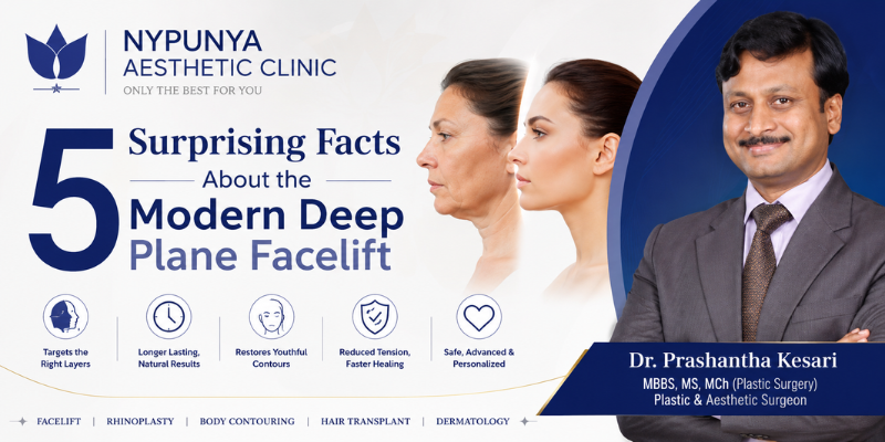 5 Surprising Facts About the Modern Deep Plane Facelift-Plastic surgeon-Dr prashantha Kesari