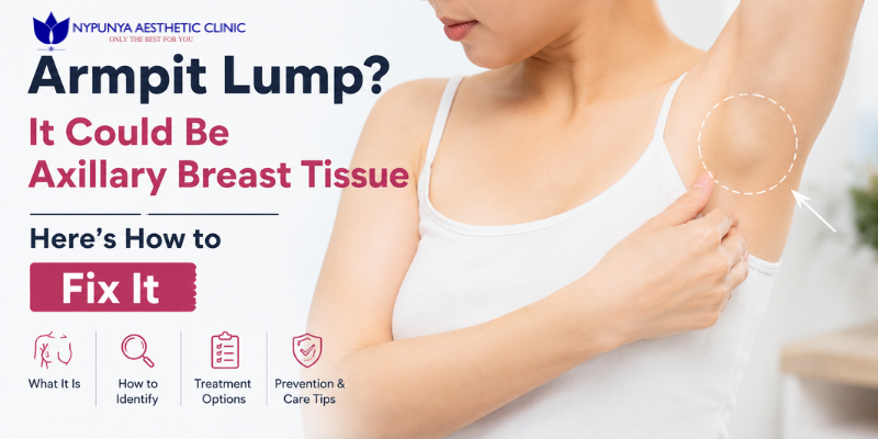 Dr. Prashantha Kesari performing 4D Liposculpting for axillary breast tissue at Nypunya Aesthetics Bengaluru